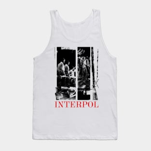 Interpol -- Original Retro Fan Art Design Tank Top